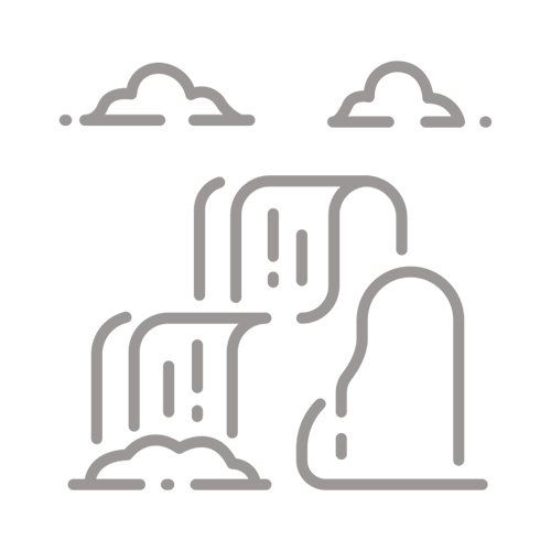 عمل شلالات حدائق